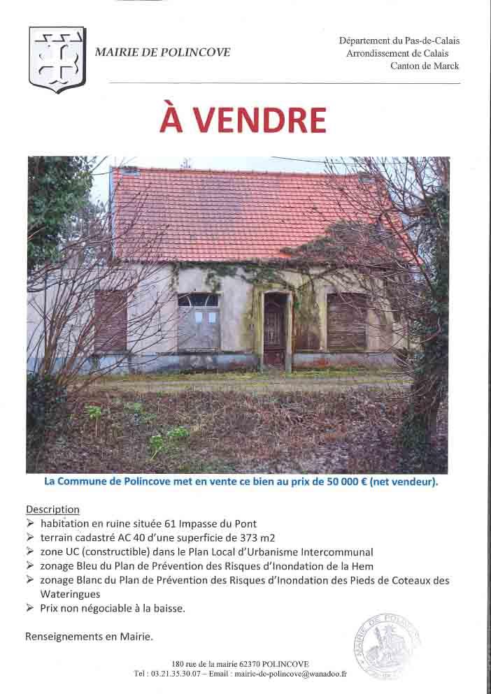 Vente maison